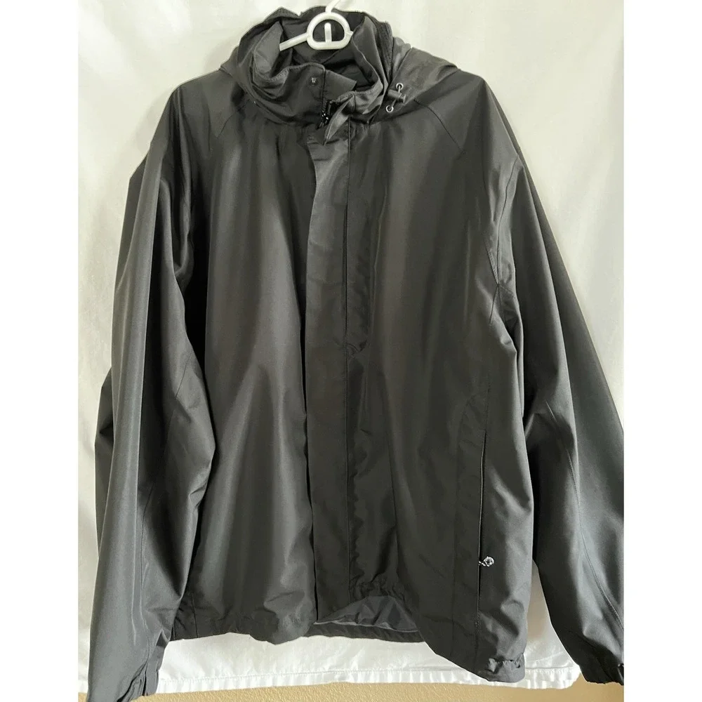 Eddie Bauer Waterproof‎ Hooded Lined Rain Jacket